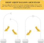 Balloon Arch Kit,Adjustable 8.2FT & 6FT Half Balloon Arch Stand - Image 2