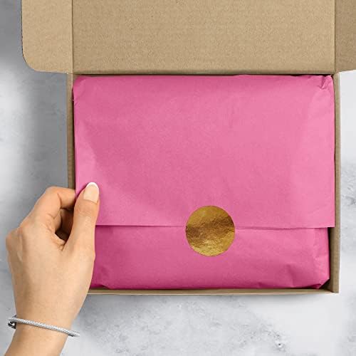 Jillson Roberts 20" x 26" Gift Tissue, Magenta (96 Folded Sheets) - Image 2