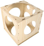 Wood Balloon Sizer Box Template with 9 Holes and Size Marker by Hemobllo