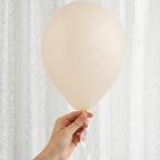 Fun Express Bulk 100 Pieces Tuftex Matte Lace 11" Natural Latex Balloons - Image 4