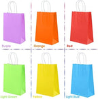 XPCARE 200Pcs Paper Gift Bags 6.3x3.15x8.66'' Kraft Paper Party Favor Bags - Image 6