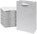 Prime Line Packaging Kraft Gift Bags, Paper Gift Bags Mini with Handles for Baby Showers, Christening, Weddings, Holidays, Party Favors, Shopping, Bulk, 6x3x9, 50 Pack by PrimeLinePackaging