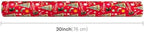 WRAPAHOLIC 30 Inch Jumbo Reversible Christmas Wrapping Paper - 30 Inch x 100 Feet Jumbo Roll Red Christmas Tree Wrapping Paper and Stripe Design for Holiday, Party Celebration - Image 3