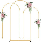 Metal Arch Backdrop Stand Set of 3 (7.2/6.6/6FT), Decorative Arch Stand by Unknown