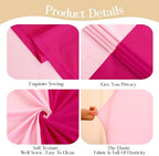 Light Pink and Hot Pink Arch Cover 4FT 5FT 6FT Party Party Arch Covers Stretchy Backdrop Set of 3 - Image 6