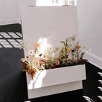 DIY Flower Box Welcome Sign, Freestanding Blank Door or Easel Display for Weddings and Events, Floral Reception Décor, 65x40cm (25.6x15.7in) - Image 4