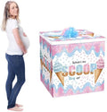 AmazingSpark 28in Giant Gender Reveal Gift Box Kit, What's the Scoop by Unknown
