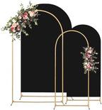 Toolterritary Metal Arch Backdrop Stand and Cover Set, 8FT, 7.2FT Party Backdrop, Easy to Assemble, Backdrop Stand for Parties, Birthday, Baby Shower by Unknown