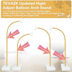 Balloon Arch Kit, Bendable 8FT and 6FT Half Balloon Arch Stand - Image 2