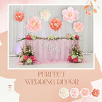 Cholemy 36 Pcs Tissue Paper Flowers, Crepe Decoration, Elegant Color - Image 4