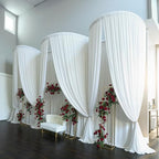 10ft×15ft White Backdrop Curtain for Wedding Parties - Image 2