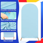Mindsoft 3 Sets Fast Party Arch Backdrop Cover Racing Backdrop, Blue - Image 2