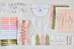 Eco Friendly Paper Party Decoration Set - 45 Pieces, Golden Blush - Plastic-Free FSC Sustainable Recyclable Reusable Pack - Image 3