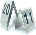 Large Stackable Tent Style Metal Place Cards. by TRUEWON