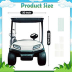 3.3 ft Golf Cart Cardboard Cutout, Large Life Size Stand-up Golf Cart Photo Booth Props Background for Golf Theme Party Decorations Birthday Baby Shower Gender Reveal Retirement Party Supplies - Image 3