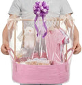 Baby Shower Basket Gift Set Baby Crate Closet,Pink by Ferrochef