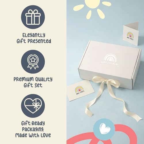 ARI MES Baby Gift Set for Newborns, Baby Shower Gift Basket with Swaddle - Image 6