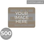 Personalized 3" x 4" Rectangle Rounded Corners Labels / 500 Fully Custom Image Stickers/Rolled Small Business Craft Labels/DIY Upload Your Own Design/Made in The USA - Image 2