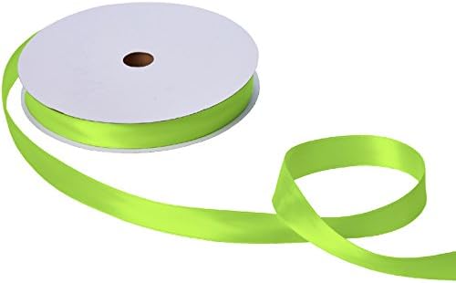 Jillson Roberts Bulk 1-Inch Double Faced Satin Ribbon Available in 20 Colors, Lime Green, 100 Yard Spool (BFR1041) by JillsonRoberts