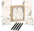 Wedding Guest Book Alternative Set with Note and DIY Wish Cards by Unknown