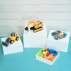 10” Large Buffet Risers with Mini Signs, Table Risers, Buffet Risers and Stands, Acrylic Cube Display Box Riser for Catering Party Buffet Table Food Display, Dessert, Cakes - White, Set of 4 Boxes - Image 5