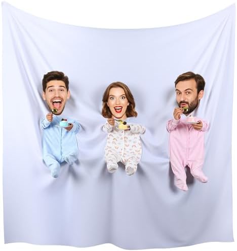 Hahafelt Feed Me Baby Baby Shower Game Gender Reveals Photo Prop,3 Group by Hahafelt