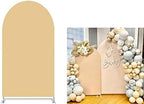 Yellow Solid Color Stretchy Arched Stand Cover for Birthday Party Decoration Baby Shower Banquets Wedding Arched Backdrop Props NO-142-3x6.5ft by Iydamc
