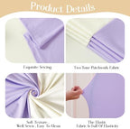 Beige Purple Arch Backdrop Cover Set of 3 6FT 6.6FT 7.2FT Spandex Photo Wedding Arch Covers Stretchy Backdrop Baby Shower Birthday Party Lilac Lavender Arch Stand Cover Bridal Shower Decoration - Image 6