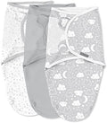 SwaddleMe by Ingenuity Original Swaddle - Size Small/Medium, 0-3 Months, 3-Pack (Starry Night) by SwaddleMe%C2%AE