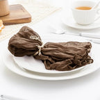 Brown 60 Pack Cheesecloth Napkins Washable 21x21 Inches Brown Cloth Napkins Set of 60 Dinner Table Napkins for Wedding Summer Bridal Baby Shower Rustic Boho Cotton Gauze Party Table Decor - Image 5