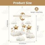 Swan Baby Crib Mobile Boho Nursery Decor for Boys and Girls - Image 4