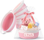 6 Pack Gift Baskets Empty to Fill, Decorative Rope Baskets by Unknown
