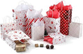 Humyoun 24 Pack Christmas Paper Gift Bags Bulk Assorted Sizes, Multicolor by Humyoun