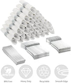 100 Pack Pre Rolled Silver Plastic Silverware Set with Napkins,Disposable Wrapped Heavy Duty Cutlery Set for Wedding Birthday Party-100 Forks,Knives,Spoon,Utensils Set,Plasticware Bulk - Image 4
