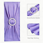 Pack of 50 Spandex Lavender Chair Sashes - Image 4
