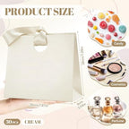 Feifeiya 30 Pcs Small Cream Gift Bags with Ribbon Handles - Image 2