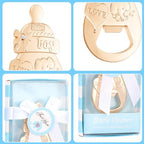24 Packs Blue Baby Shower Bottle Opener Favors for Guests - Baby Bottle Design Baby Boy Return Gifts, Wedding Favors, Party Decorations - Image 4