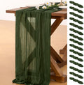 15 Pack Cheesecloth Table Runner Fall Boho Gauze Wedding Party Home Decor by Socomi