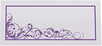 Scribble Vintage Swirl Printable Place Cards, Purple, Set of 150 (25 Sheets - Image 5