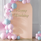 Neatsure Arch Backdrop Stand and Cover Set, 7.2FT Metal Photo Balloon Arch Backdrop Stand for Wedding Birthday Party Baby Shower Ceremony Graduation Decoration, Nude - Image 7