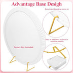 Wokceer Round Backdrop Stand 5FT Gold Metal Circle Balloon Arch Frame - Image 3
