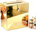 Gold Mirror Acrylic Wedding Card Box by Unknown