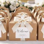 Maitys 24 Set Welcome Boxes for Wedding Guests 9x6x6 Gable Boxes, Ivory - Image 6