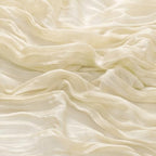 DeZerlor Beige Washable Cheesecloth Napkins Set of 50 for Wedding Party - Image 6
