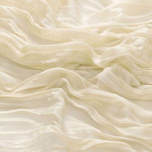 DeZerlor Beige Washable Cheesecloth Napkins Set of 50 for Wedding Party - Image 6