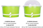 Karat [20oz - 600 ct] Paper Soup Bowls for Hot/ Cold Food - Ideal for Soup, NoodIes, Pasta and Snacks - Green - Image 4