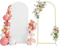 Wokceer 6FT Arch Backdrop Stand and Cover Set,Arch Stand with White Cover by Wokceer