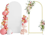Wokceer 6FT Arch Backdrop Stand and Cover Set,Arch Stand with White Cover by Wokceer