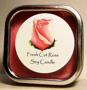 Baby Shower Soy Candle Favors - 10 2oz Softly Scented Soy Candles in Window Top Tins (Floral) by Unknown