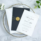 ponatia Black 5x7 Wedding Invitation Envelopes Sleeves - Image 5